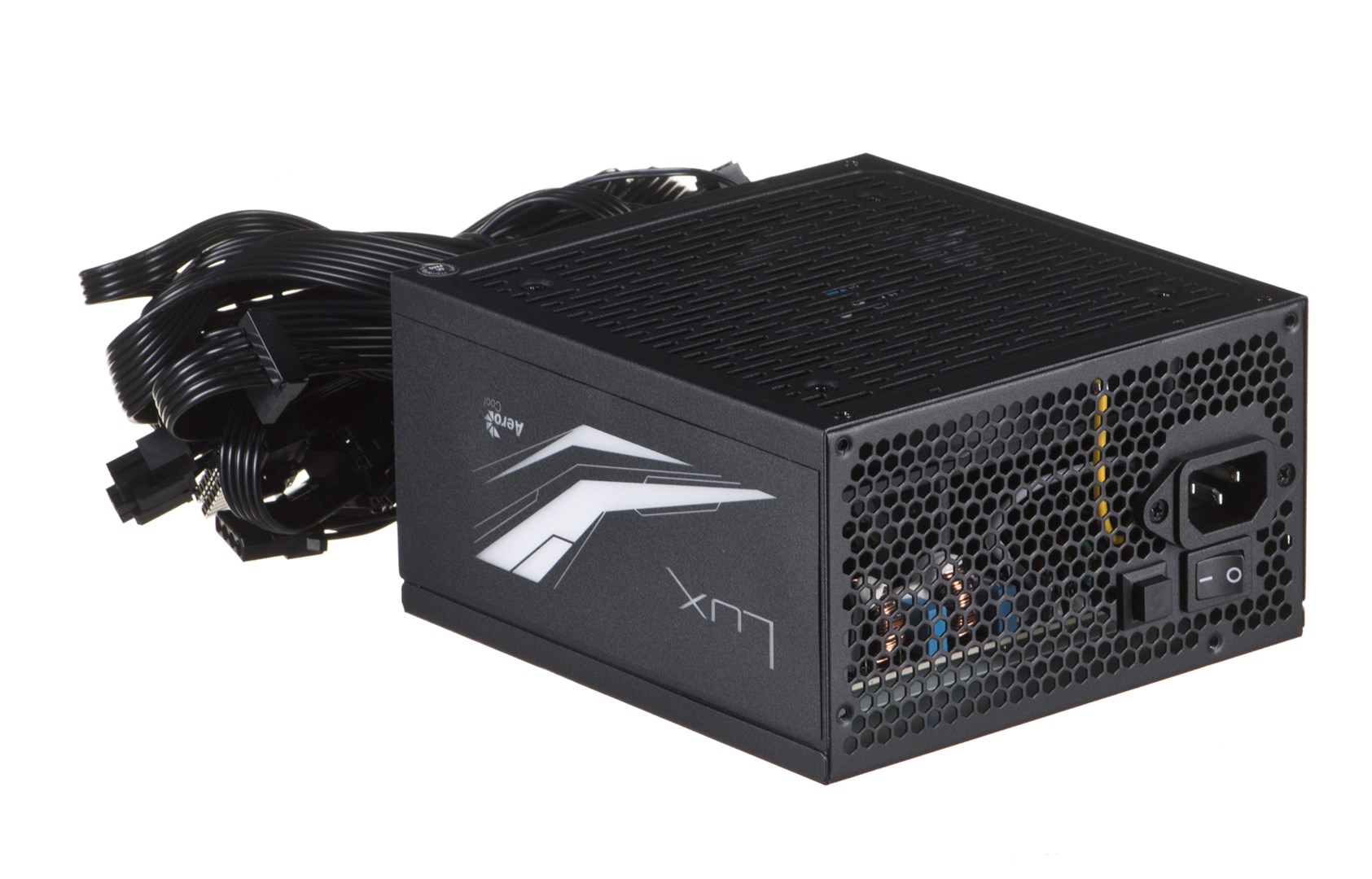 Aerocool LUXRGB550M RGB Modular PC Power Supply 550W 80Plus Bronze 230V Black