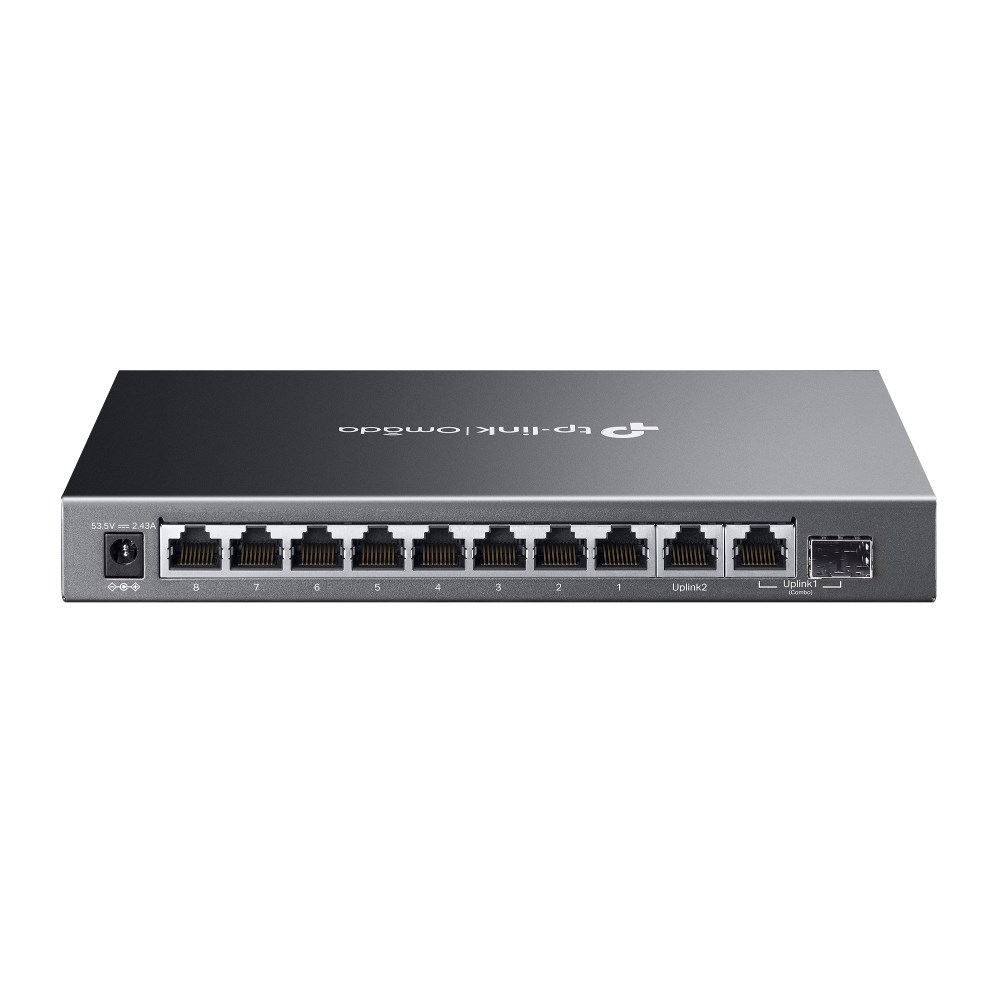 TP-Link Omada 10-Port Gigabit Easy Managed Switch with 8-Port PoE+