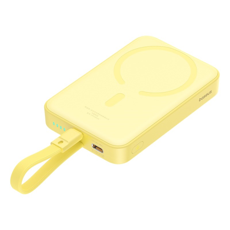Baseus P10022109Y23-00 Lithium polymer (LiPo) power bank 10000 mAh Wireless charging Yellow