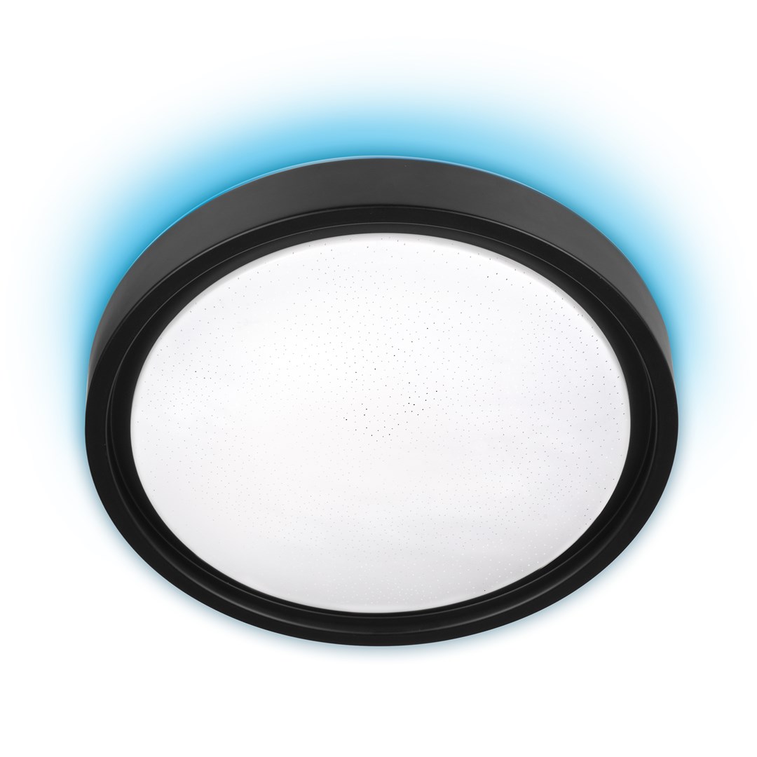 Modern LED dimmable ceiling plafond Activejet PANAMA RGB wireless control by remote control
