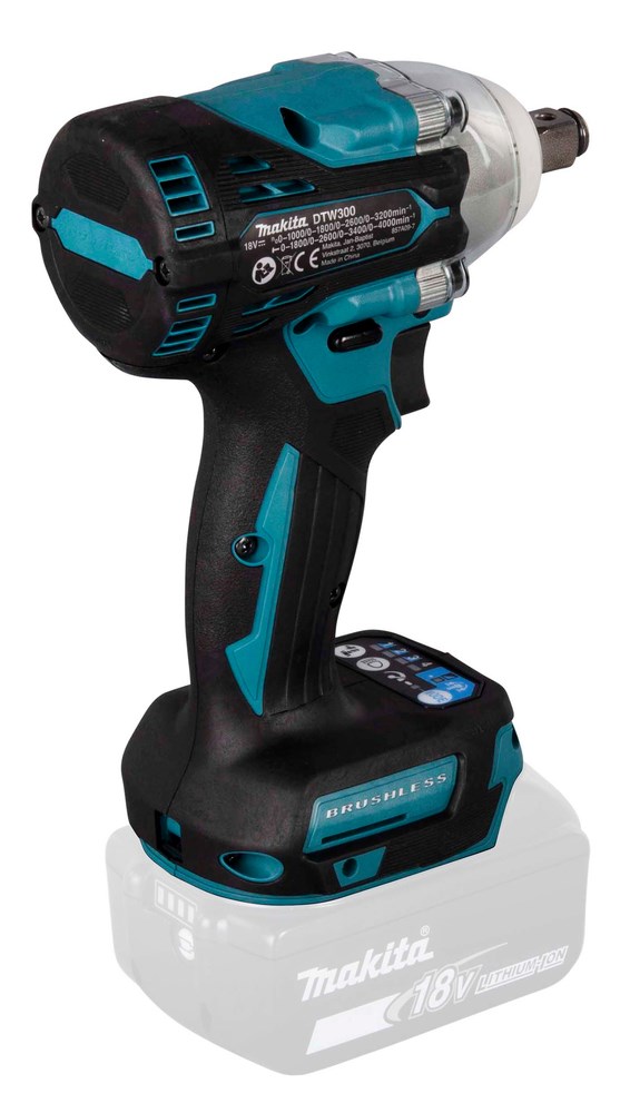 Makita DTW300Z power screwdriver/impact driver 3200 RPM Black  Blue