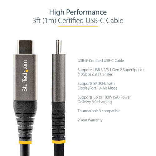 USB31CCV1M - Cables & Adaptors by StarTech.com