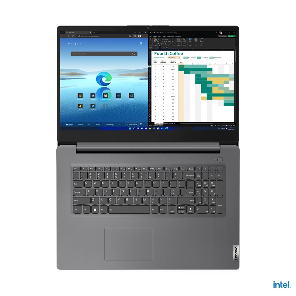 Lenovo V17 G4 IRU Intel® Core™ i7 i7-1355U Laptop 43.9 cm (17.3") Full HD 16 GB DDR4-SDRAM 512 GB SSD Wi-Fi 6 (802.11ax) Windows 11 Pro English Grey