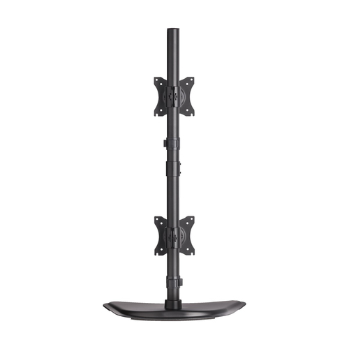 Tripp Lite DDR1527SDC Dual Vertical Flat-Screen Desk Stand/Clamp Mount, 15 in. to 27 in. Flat-Screen Displays
