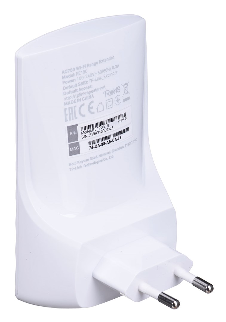 TP-Link RE190 network extender Network repeater White