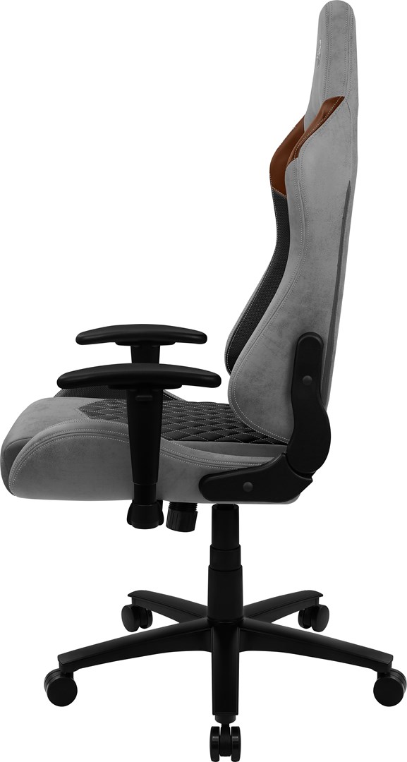 Aerocool DUKE AeroSuede Universal gaming chair Black, Brown, Grey