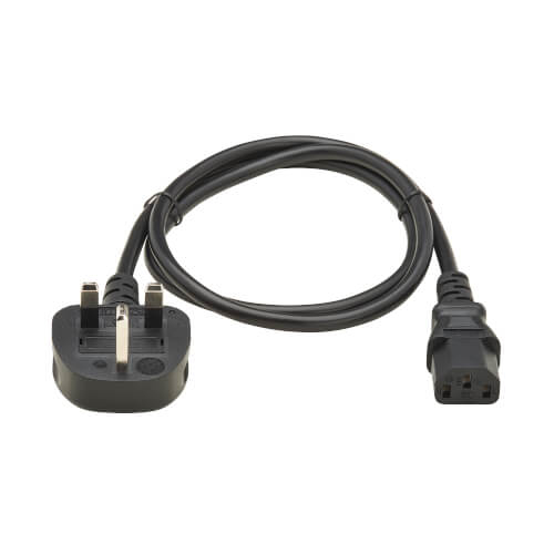 Eaton P056-01M-UK power cable Black 1 m BS 1363 IEC C13