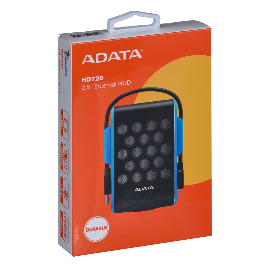 ADATA HD720 external hard drive 1 TB USB Type-A 3.2 Gen 1 (3.1 Gen 1) Black, Blue