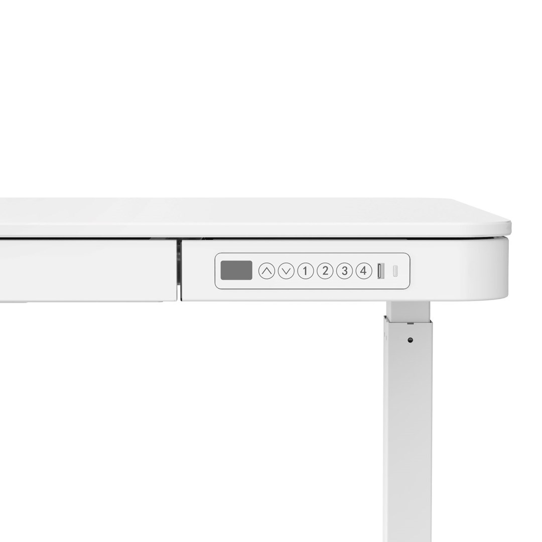 ACTIVEJET desk with electric height adjustment 140x70 ET119W-C white