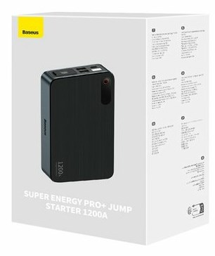 Powerbank/Jump Starter Baseus Pro+ Car Jump Starter 12000mAh 1200A USB (Black)