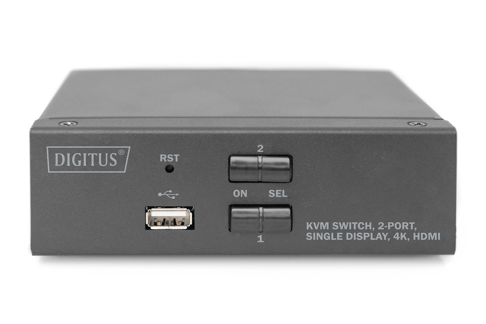 Digitus KVM Switch, 2 Port, Single Display, 4K, HDMI®