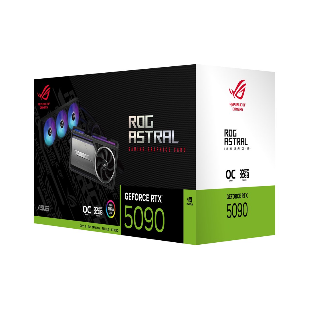 ASUS ROG Astral - -LC-RTX5090-O32G-GAMING NVIDIA GeForce RTX 5090 32 GB GDDR7