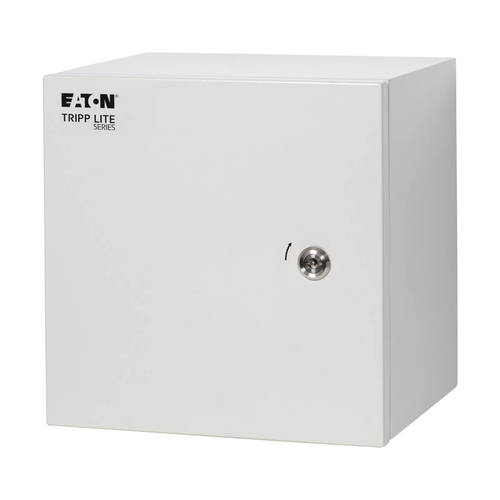 Tripp Lite SRIN4121210 SmartRack Outdoor Industrial Enclosure with Lock - NEMA 4, Surface Mount, Metal Construction, 12 x 12 x 10 in., Gray