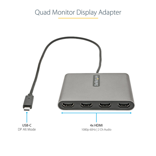 USBC2HD4 - Cables & Adaptors by StarTech.com