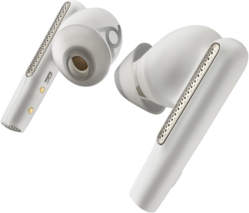 POLY Voyager Free 60 UC M White Sand Earbuds +BT700 USB-C Adapter +Basic Charge Case