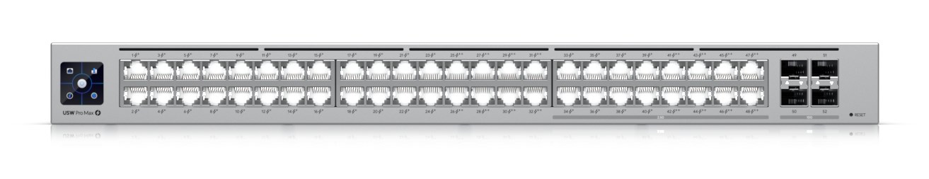 Ubiquiti UniFi Pro Max 48 PoE Managed L3 Gigabit Ethernet (10/100/1000) Power over Ethernet (PoE) 1U Grey