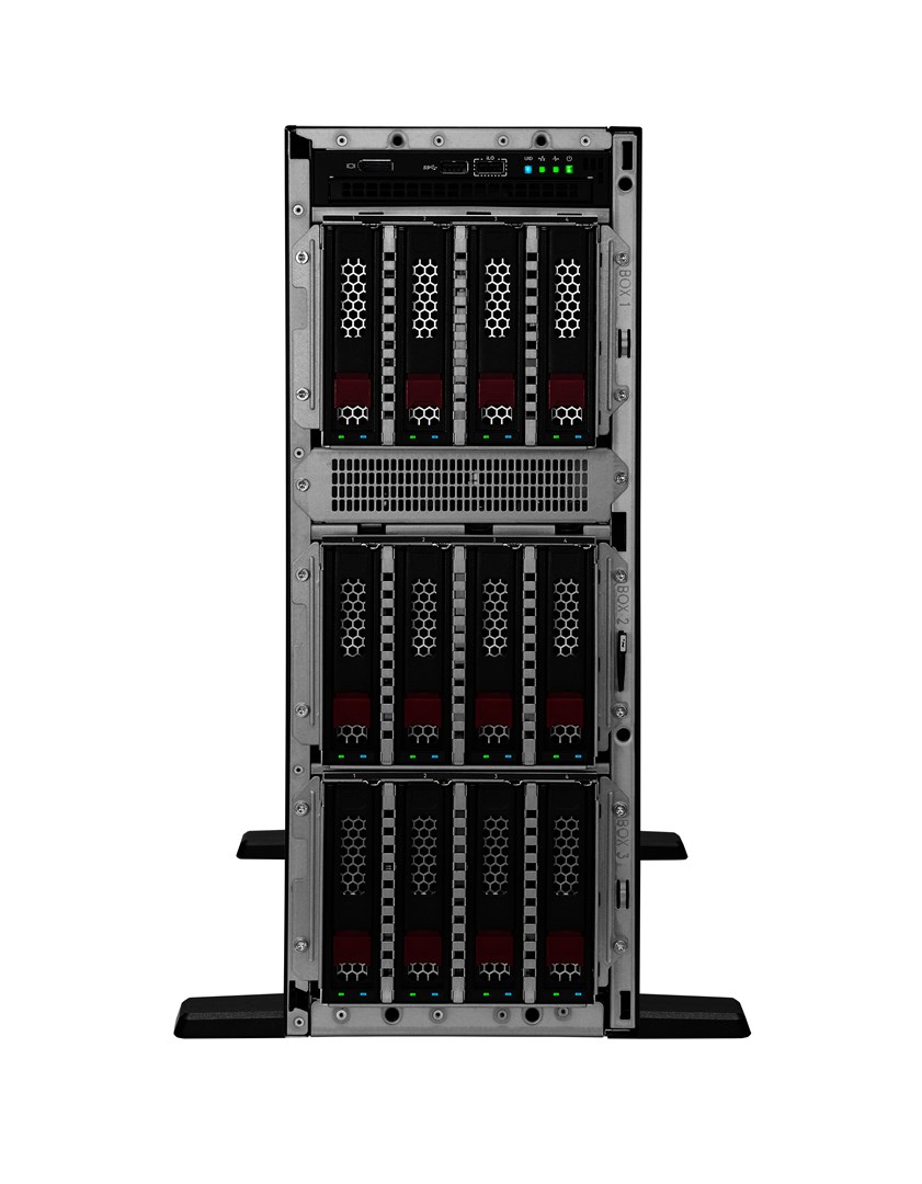 HPE ProLiant ML350 Gen11 4510 12-core 64GB-R MR408i-o 8SFF 2x960GB SSD 2x1000W RPS EU Server