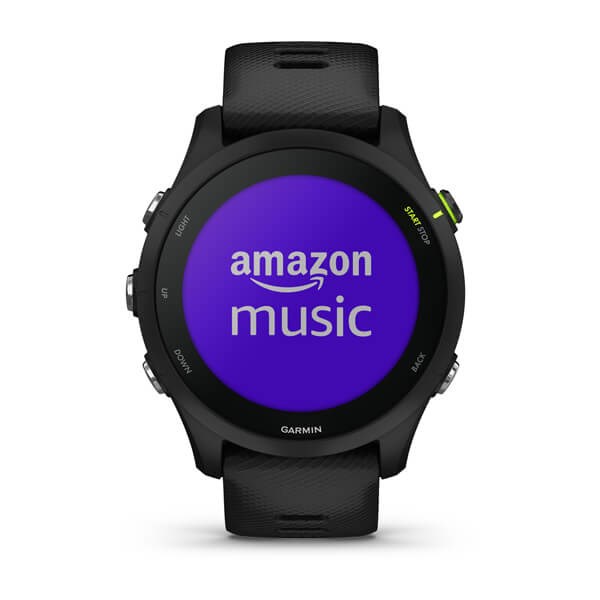 Garmin Forerunner 255 Music 3.3 cm (1.3") MIP 46 mm Digital 260 x 260 pixels Touchscreen Black Wi-Fi GPS (satellite)