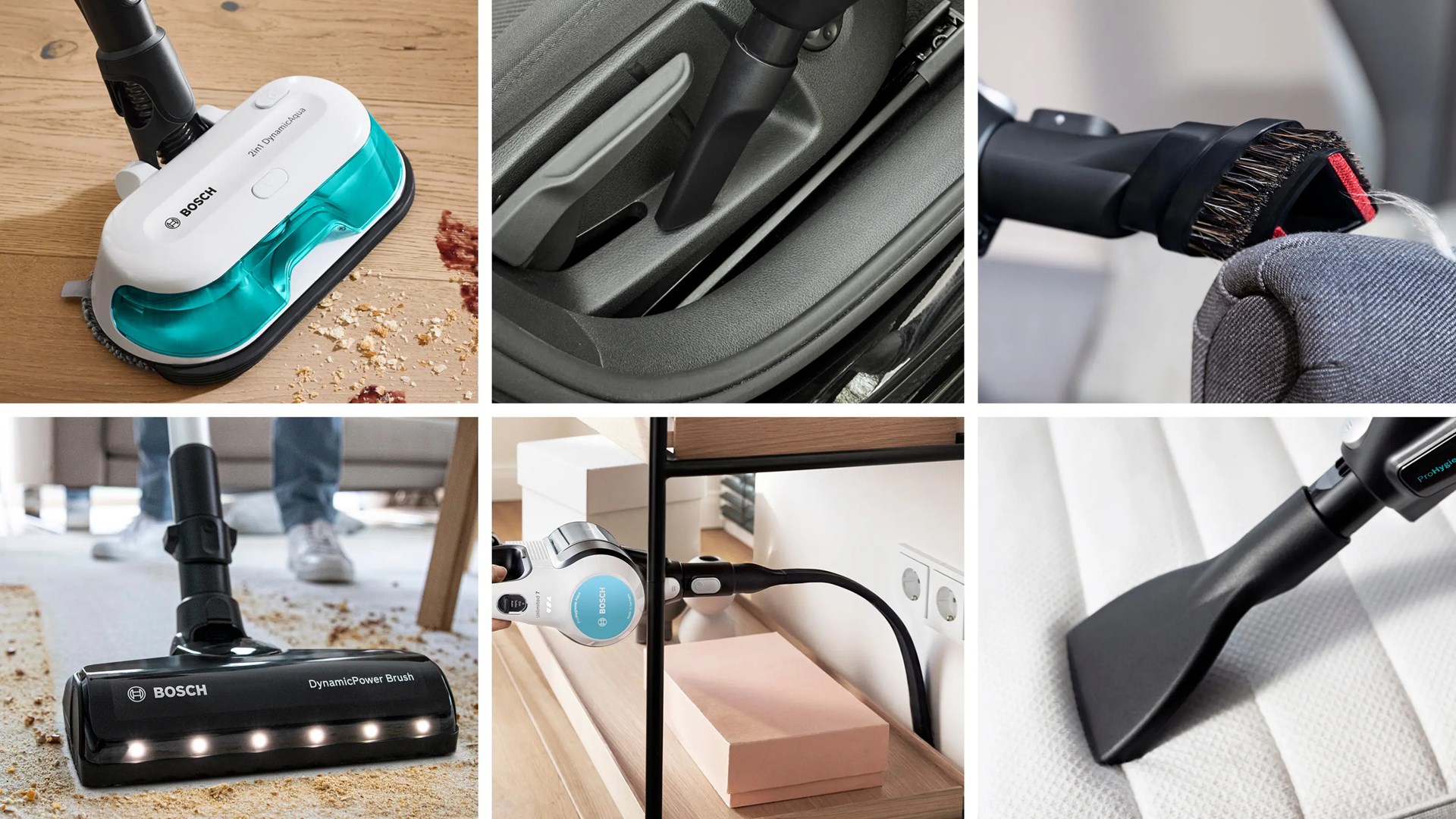 Bosch BCS71HYG4 stick vacuum/electric broom Battery Dry&wet HEPA Bagless 0.3 L 23.5 W Black, White 3 Ah