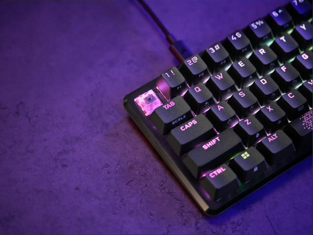 Corsair K65 PRO MINI keyboard Gaming USB QWERTZ German Black