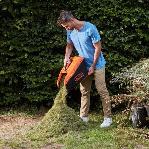 Black & Decker BCMW3318L2 Push lawn mower Battery Black  Orange