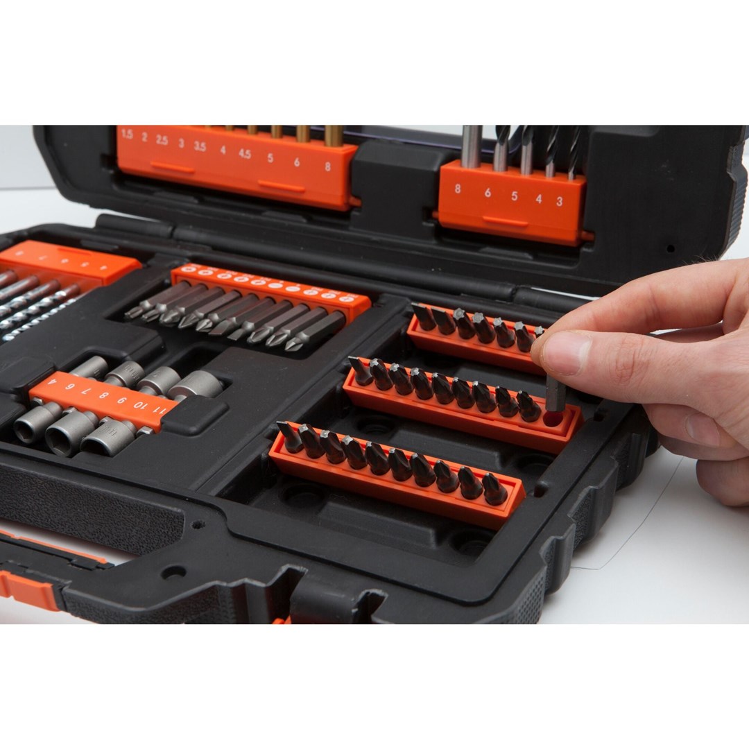 76 pcs. Set: Titanium drill bits for metal 1.5-8 mm masonry