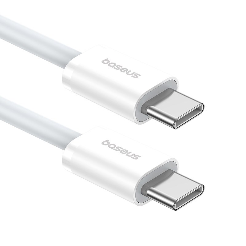 Baseus Superior USB C to USB C data cable 1 m 30 W White