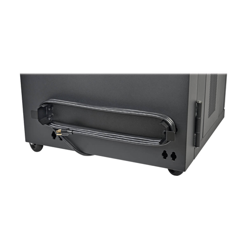 Tripp Lite CSHANDLEKIT Mobile Cart Conversion Kit with Handle, Casters and Power Cord Manager for Tablet/Chromebook Charging Stations
