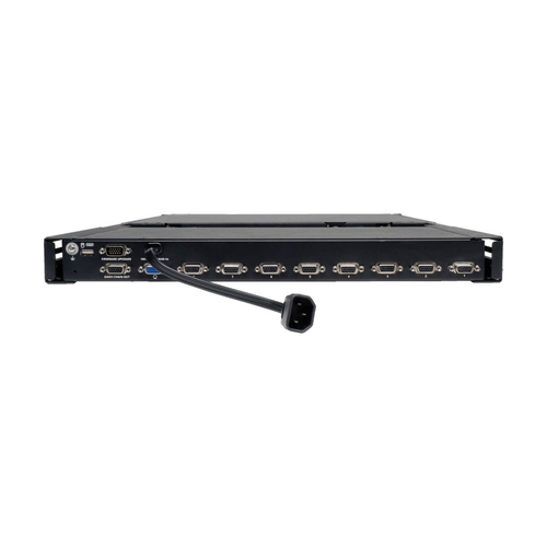 Tripp Lite B040-008-19 NetController 8-Port 1U Rack-Mount Console KVM Switch with 19-in. LCD