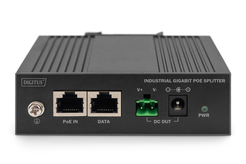 Digitus Gigabit Ethernet PoE Splitter, Industrial, 60W