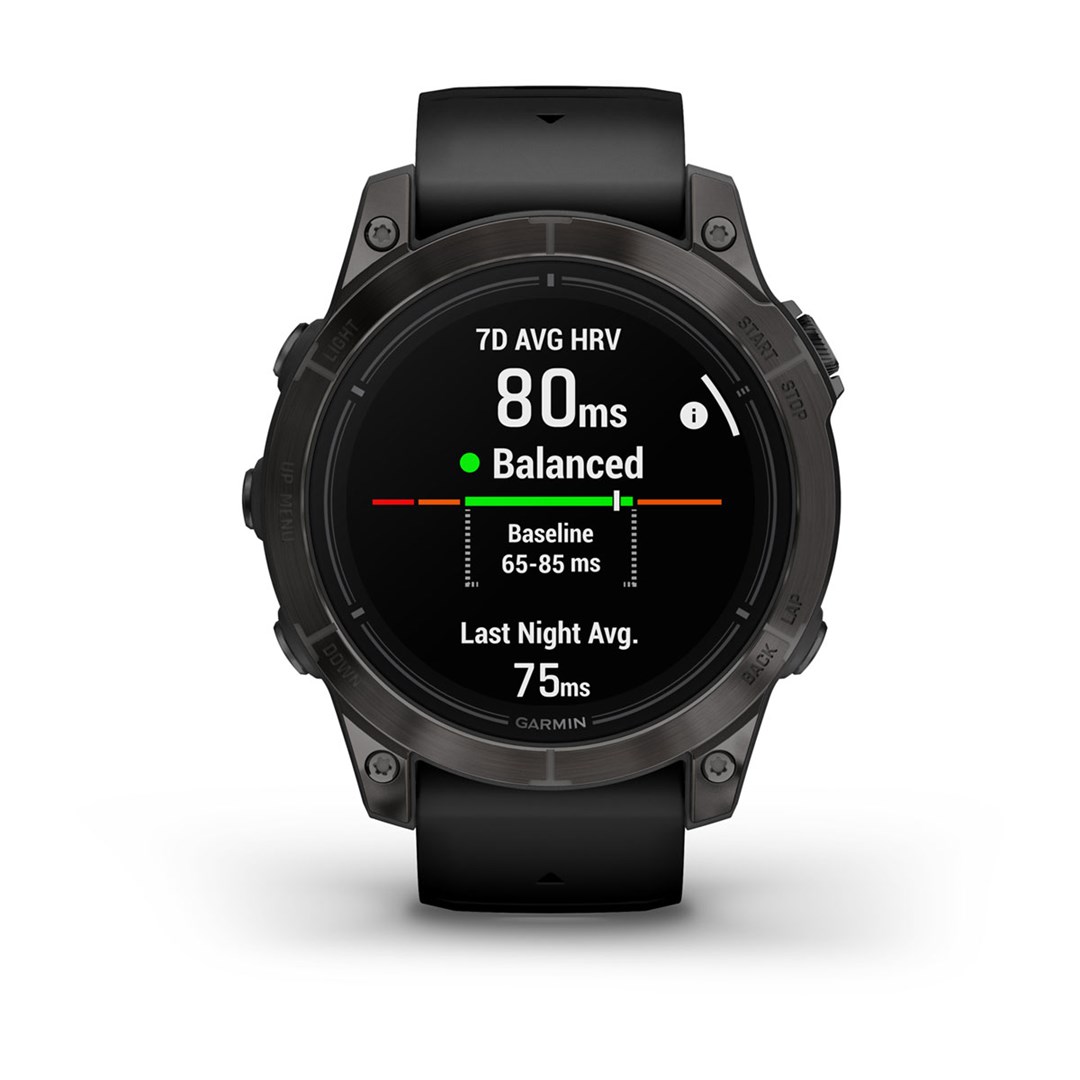 Garmin epix Pro (Gen 2) Sapphire Edition 3.3 cm (1.3") AMOLED 47 mm Digital 416 x 416 pixels Touchscreen Black Wi-Fi GPS (satellite)