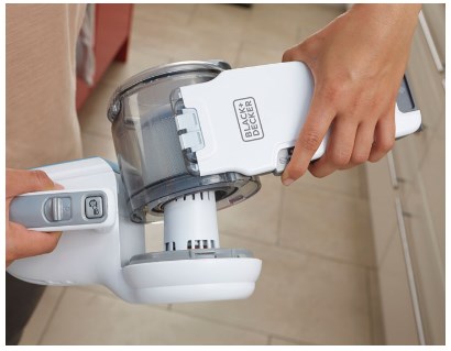 Black & Decker PV1820L handheld vacuum Chrome Bagless