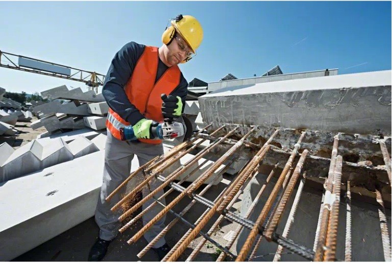 ANGLE GRINDER FI 125 18V-LI 2X5.0AH GWS BOSCH