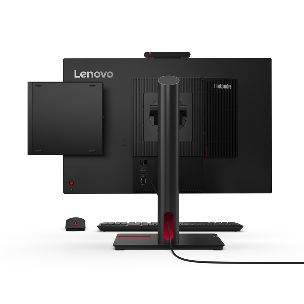 Lenovo ThinkCentre M70q Gen 5 Intel® Core™ i3 i3-14100T 8 GB DDR5-SDRAM 256 GB SSD Windows 11 Pro Mini PC Black