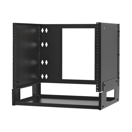 Tripp Lite SRWO8UBRKTSHELF 8U Wall-Mount Bracket with Shelf for Small Switches and Patch Panels, Hinged