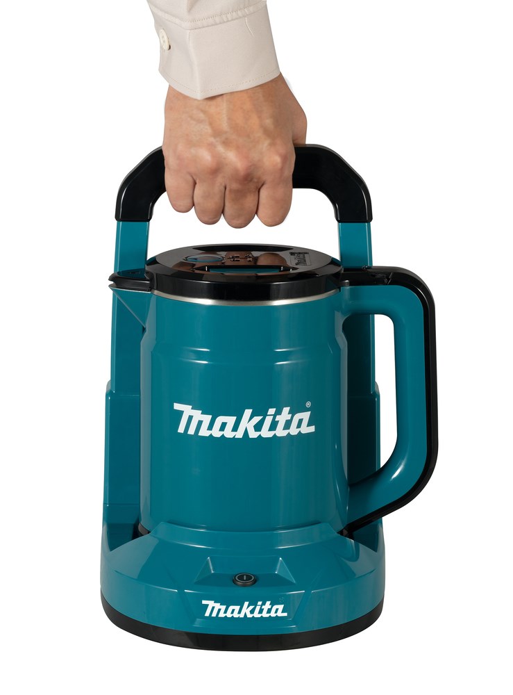 Makita KT001GZ electric kettle 0.8 L Black  Blue