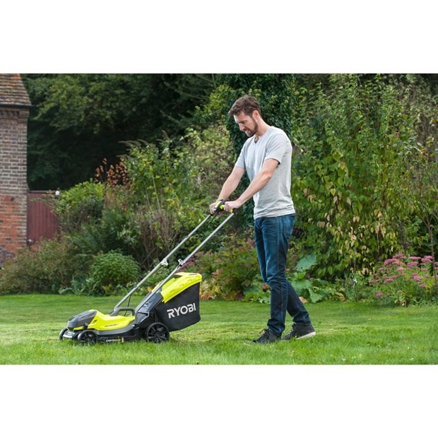 Ryobi OLM1833B lawn mower Push lawn mower Battery Black  Green