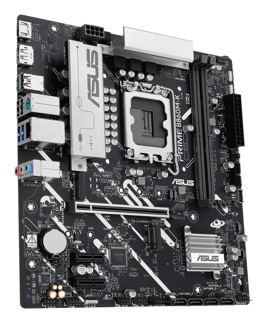 ASUS PRIME B860M-K Intel B860 LGA 1851 (Socket V1) micro ATX