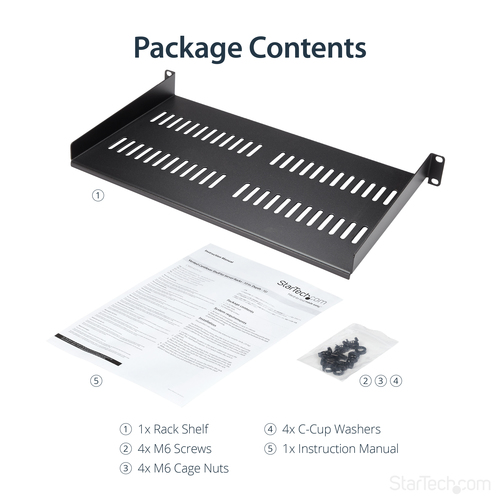 CABSHELFV1U - Accessories by StarTech.com