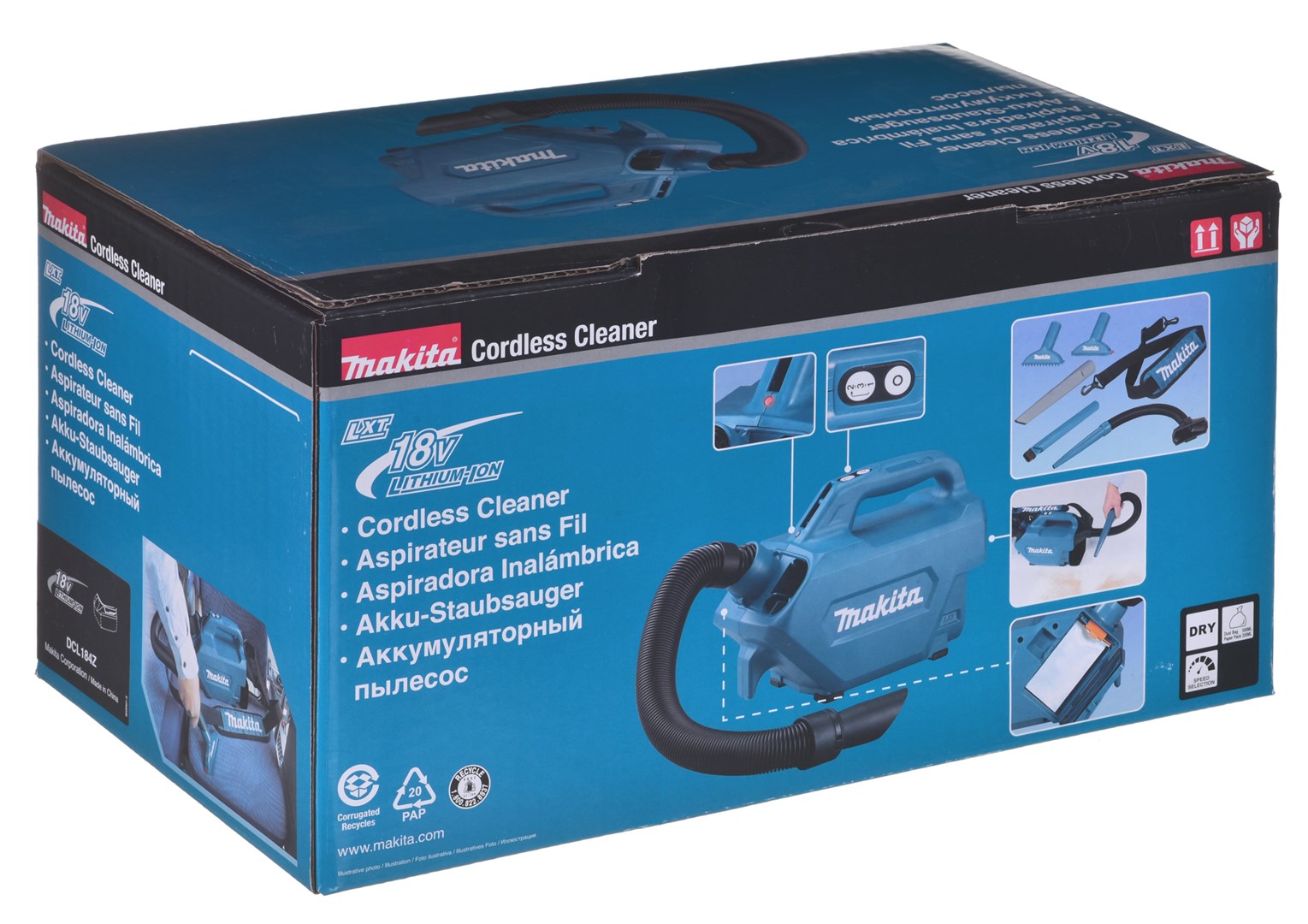 MAKITA DCL184Z 18V Vacuum Cleaner