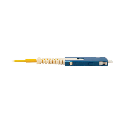 Tripp Lite N383S-02M 400G Singlemode 9/125 OS2 Fiber Optic Cable (Duplex SN-UPC M/M), LSZH, Yellow, 2 m (6.6 ft.)