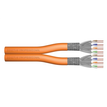 Digitus CAT 7 S/FTP installation cable, 500 m, duplex, Dca-s1a d1 a1