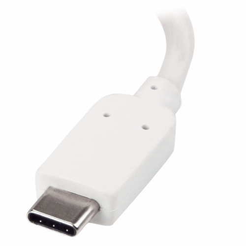 StarTech.com USB C to VGA Adapter with Power Delivery - 1080p USB Type-C to VGA Monitor Video Converter w/ Charging - 60W PD Pass-Through - Thunderbolt 3 Compatible - White