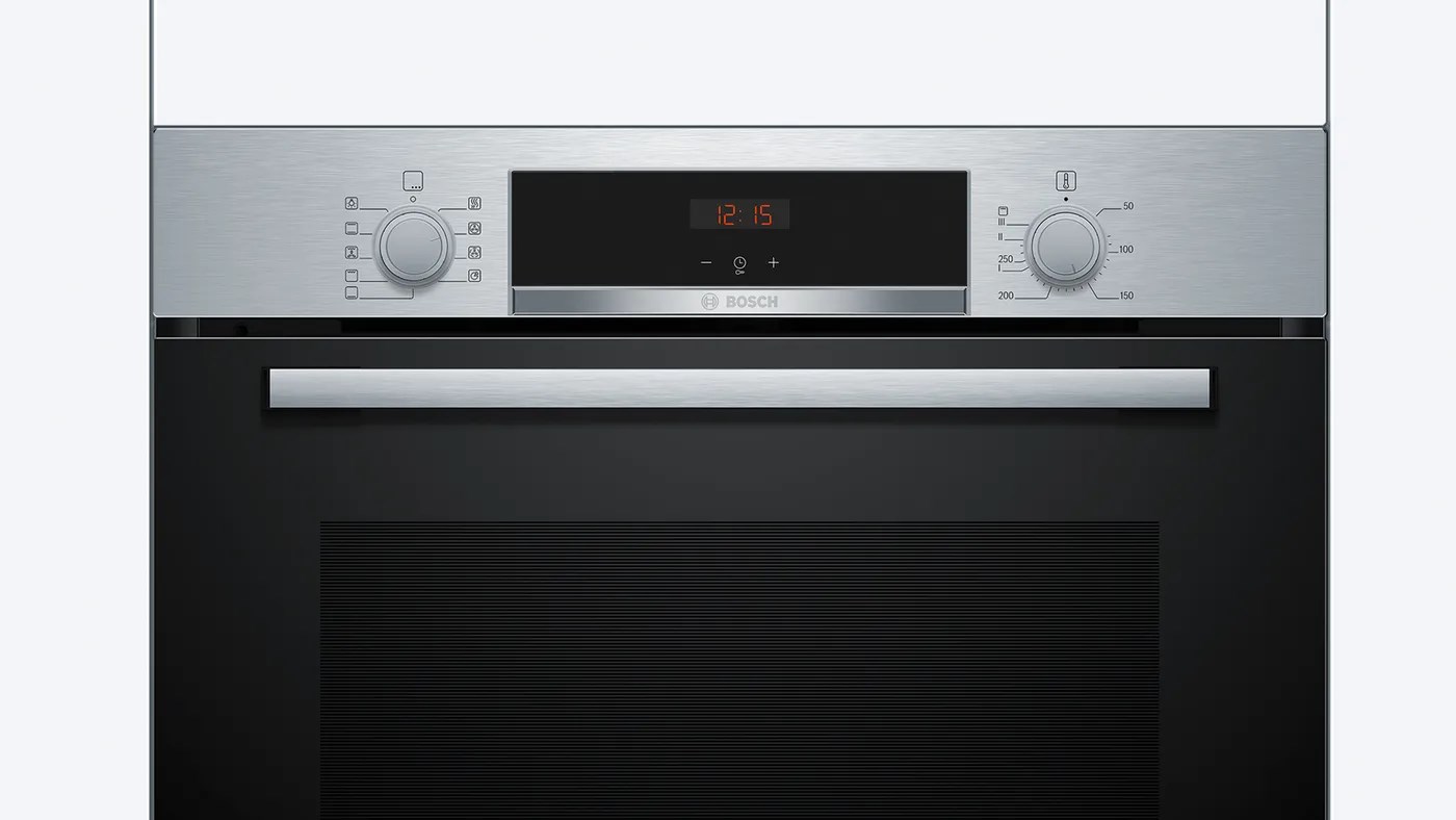 Bosch Serie 4 HBA534ES3 oven 71 L 3400 W Black, Stainless steel
