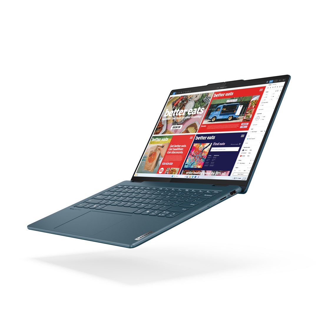 Lenovo Yoga 7 2-in-1 14IML9 Intel Core Ultra 5 125H Hybrid (2-in-1) 35.6 cm (14") Touchscreen WUXGA 16 GB LPDDR5x-SDRAM 512 GB SSD Wi-Fi 6E (802.11ax) Windows 11 Home English Teal