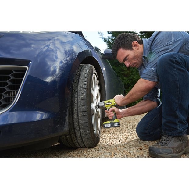 Ryobi R18IW3 power screwdriver/impact driver 1/2  One+ 18V 2 0Ah Black  Green