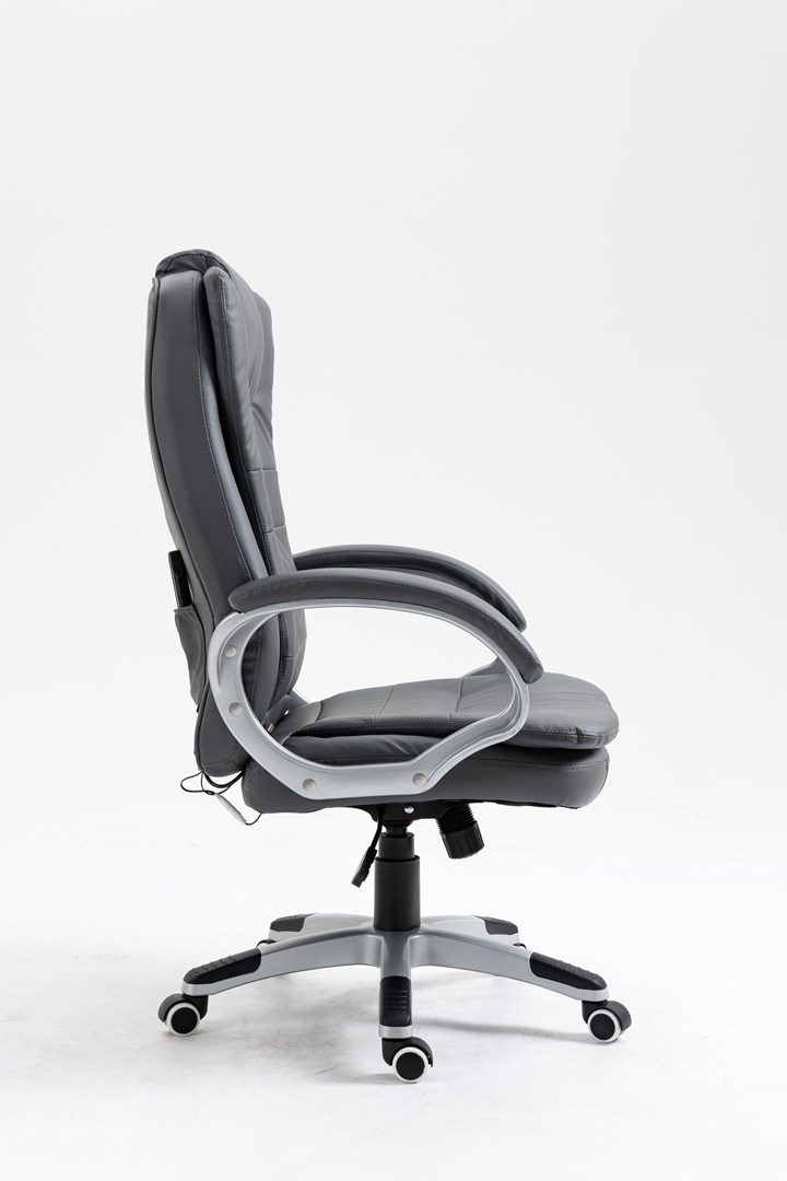 Activejet heated office chair with massage YK7304 grey