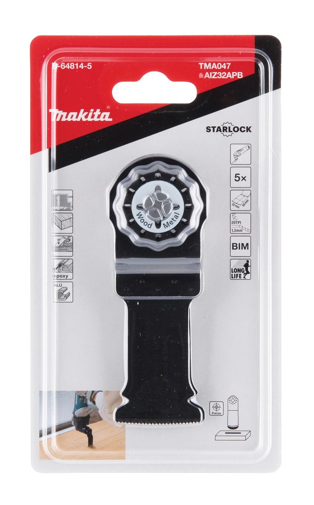 Makita B-64814-5 jigsaw/scroll saw/reciprocating saw blade Bimetal 5 pc(s)