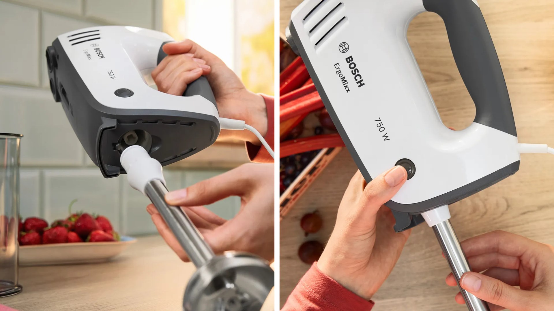 Bosch MFQ37470 mixer Hand mixer 750 W Black, White