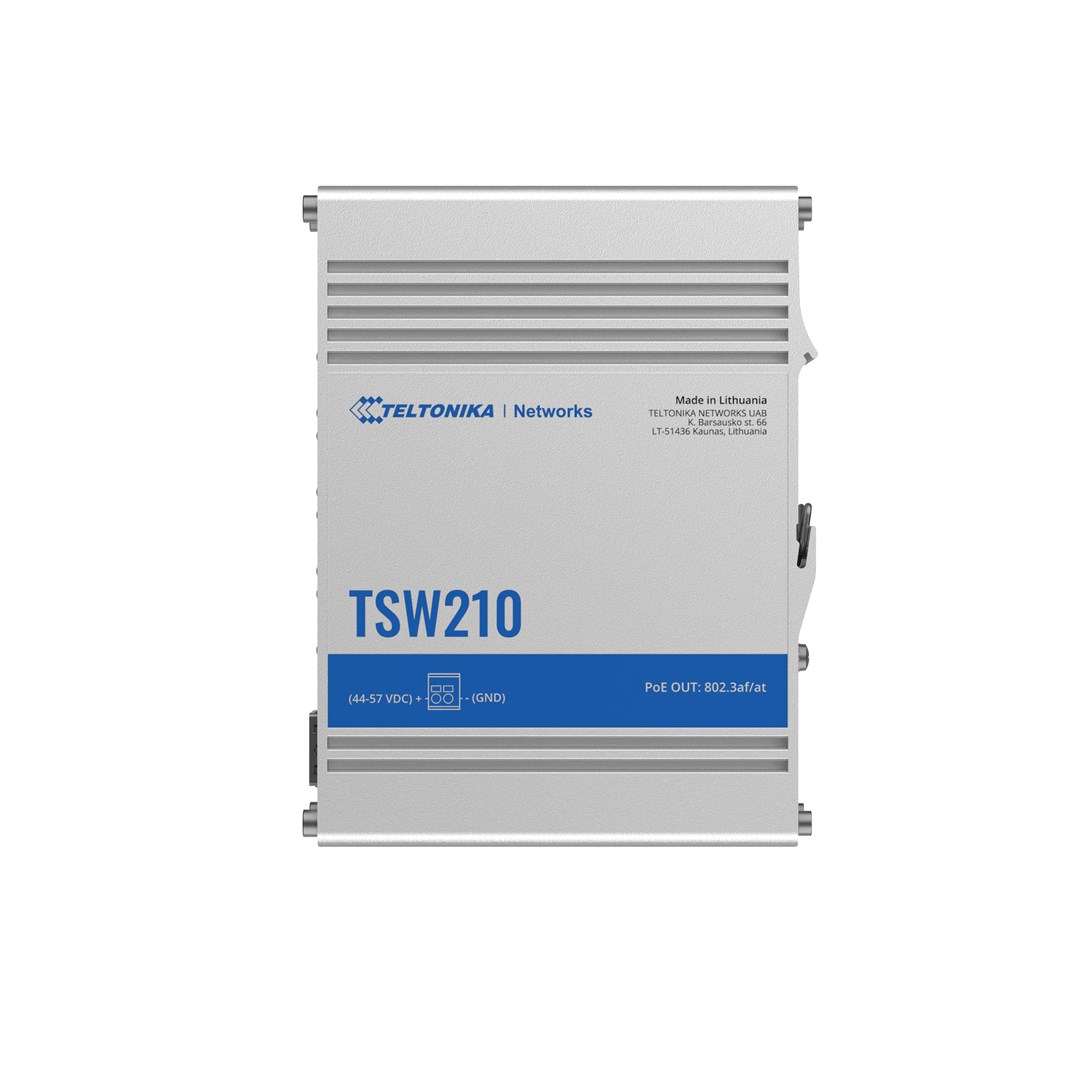Teltonika TSW210 Unmanaged Gigabit Ethernet (10/100/1000) Aluminium